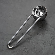 Polished Double Wall Latte Cup & Saucer (12oz) + Coffee Measuring Spoon (10.5cm)