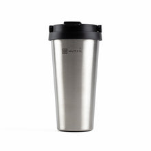 Stainless Steel Travel Coffee Mug - Black Lid (500mL)