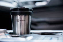 Stainless Steel Travel Coffee Mug - Black Lid (500mL)