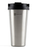 Stainless Steel Travel Coffee Mug - Black Lid (500mL)