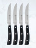 Classic Steak Knives Set of 4 with Riveted Plastic Handle