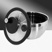 24CM Salad Spinner With Glass Lid