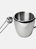 Polished Double Wall Stainless Steel Coffee Cup (9 oz.) + Coffee Measuring Spoon (10.5cm)