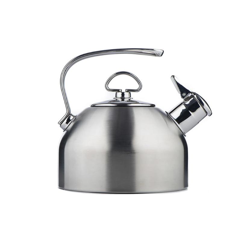 Stainless Steel Tammi Harmonic Whistling Kettle 1.7L with satin poli Hutch Kitchen