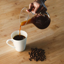 1L Glass Pour Over Coffee Brewer with Double Mesh Stainless Filter