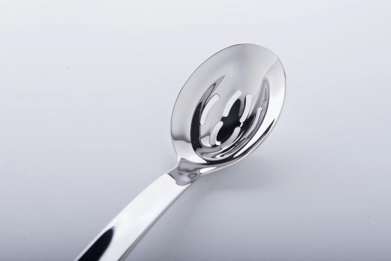 Slotted Serving Spoon with Solid Handle – Hutch Kitchen