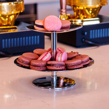 2-Tier Stainless Steel Tiered Serving Stand