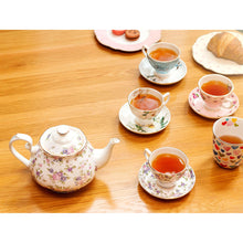 Fine Bone China Tea Cup Set of 8 (Floral)