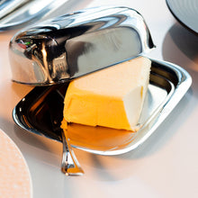Classic Stainless Covered Butter Dish