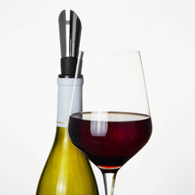 Stainless Steel Wine Pourer Assembly with Silicone Gasket