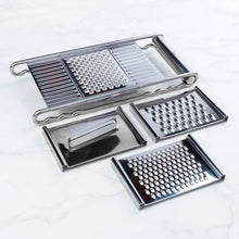 Multi-Purpose Slicer and Grater with Removable Attachments