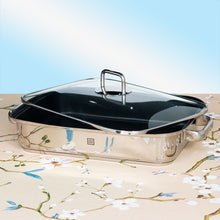 Non-Stick Roasting Pan With Glass Lid