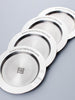 Stainless Steel Hutch Logo Coasters Set of 4