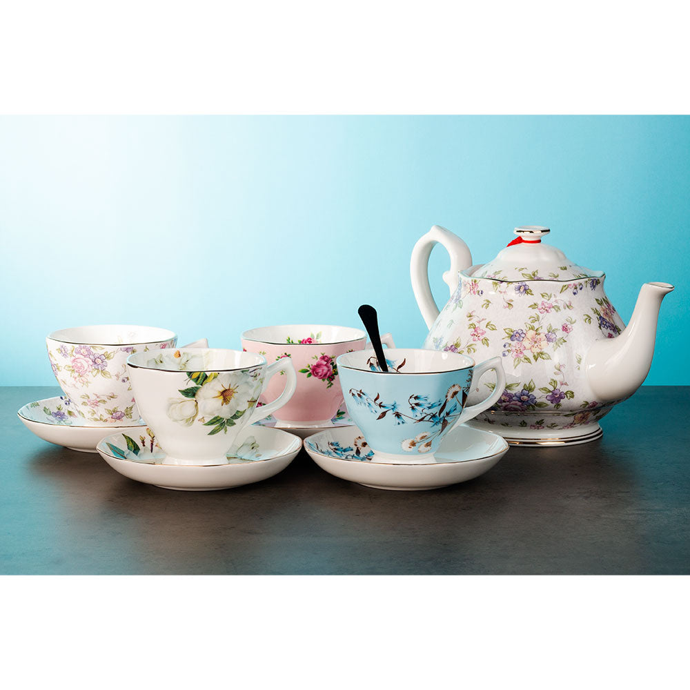 floral teapot set